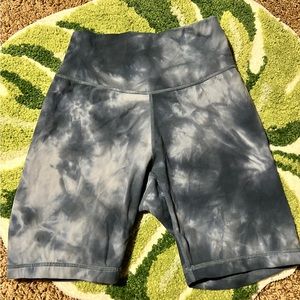 PopFlex Small Sculpt Pocket Biker Short in Marine Marble